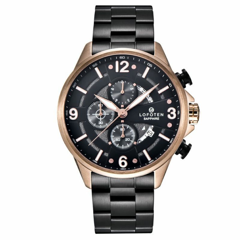 LOFOTEN 6507 JAM TANGAN PRIA LOFOTEN F.6507 SAPPHIRE ORIGINAL BLACK ROSE