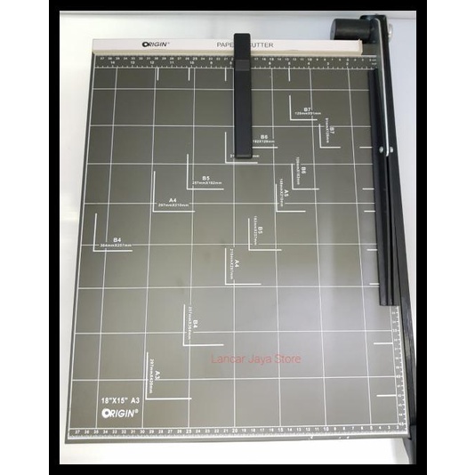 

Alat Pemotong Kertas Paper Cutter Origin A3 (Pcc-A3R) Kode 1240