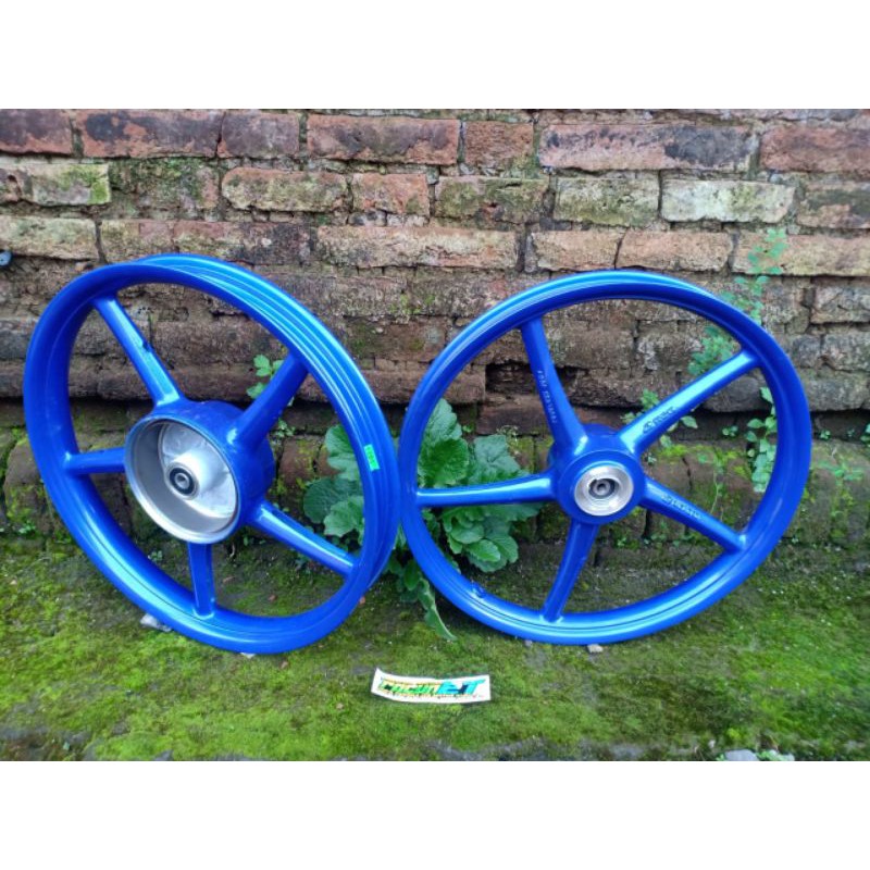 velg resing RCB RX king gold blue ORIGINAL