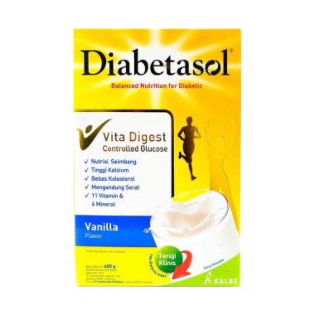 

Diabetasol 600 Gram / 570 Gram Vanilla,Coklat dan Capucinno