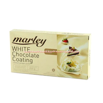 Marley Dark Chocolate Coating 250gr White Chocolate Milk Chocolate Coklat Untuk Kue Cookies Coklat Putih Batang