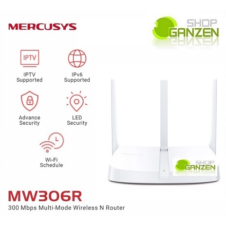 Mercusys MW306R Router WiFi 300Mbps Multi-Mode Wireless N Router