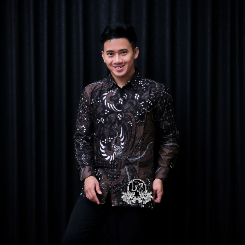 Kemeja Batik Pria Lengan Panjang M L XL XXL Baju Batik Pria Modern Batik Kerja Pria Batik Kantor Pria Seragam Batik