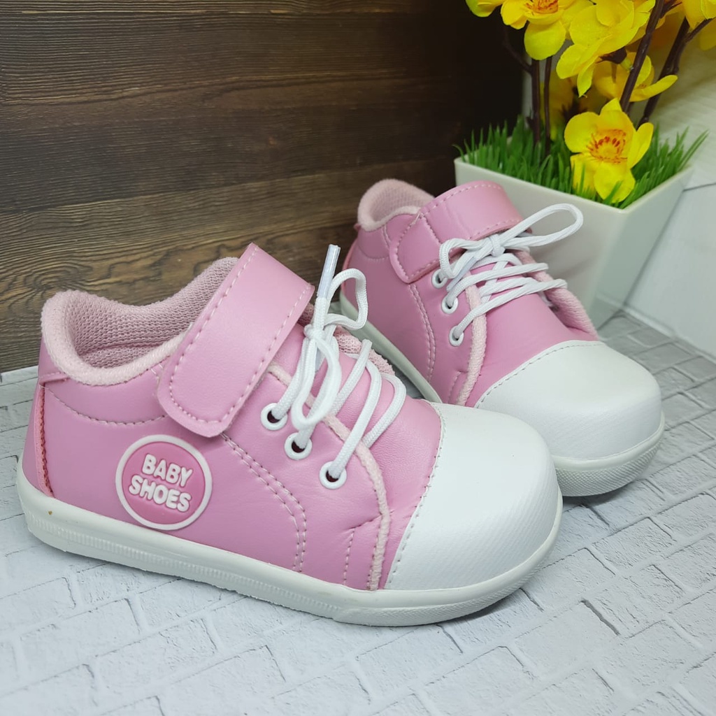 mandirishoesstore-SEPATU SNEAKER TALI ANAK 1 2 3 TAHUN FAY04