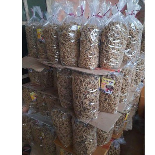 

usus crispy // kripik usus cap gentong original murah & enak