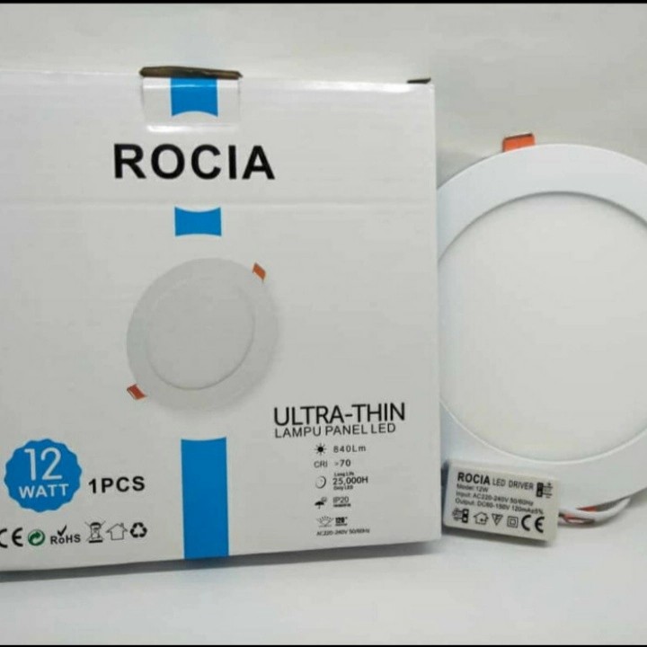 Downlight LED Panel 18W ROCIA Bulat / LED Panel 18 Watt ROCIA
