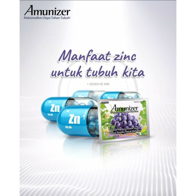 Amunizer Vitamin C 1000 mg Kemasan Sachet 4,5 gr