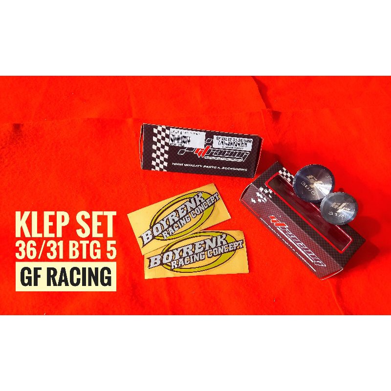 KLEP SET KLEP SET GF RACING 36/31 - 35/31 -34/29 -27/23 - BOYRENK RACING