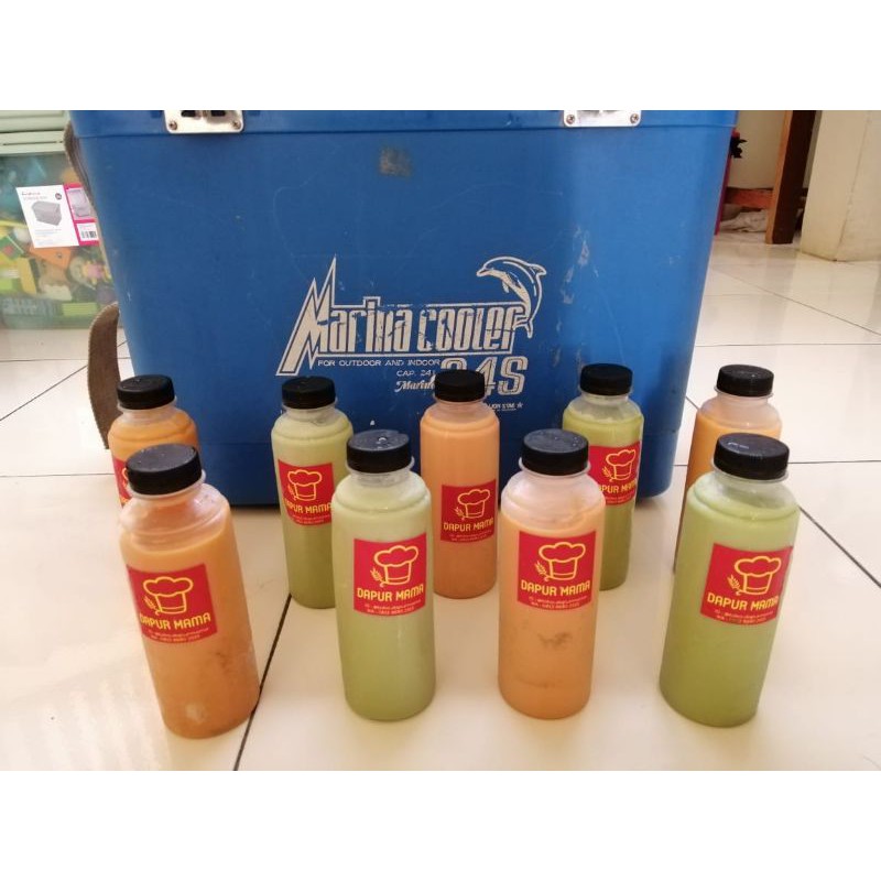 thai tea green tea botol