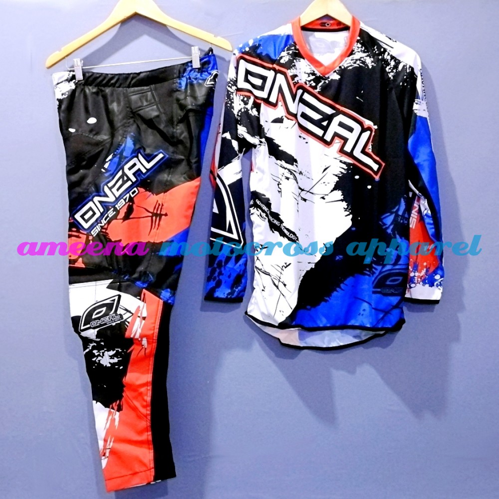 Jerseyset Motocross - Jersey Trail Cross - Gearset Motocross - Jersey &amp; Celana  Fullprint - 005