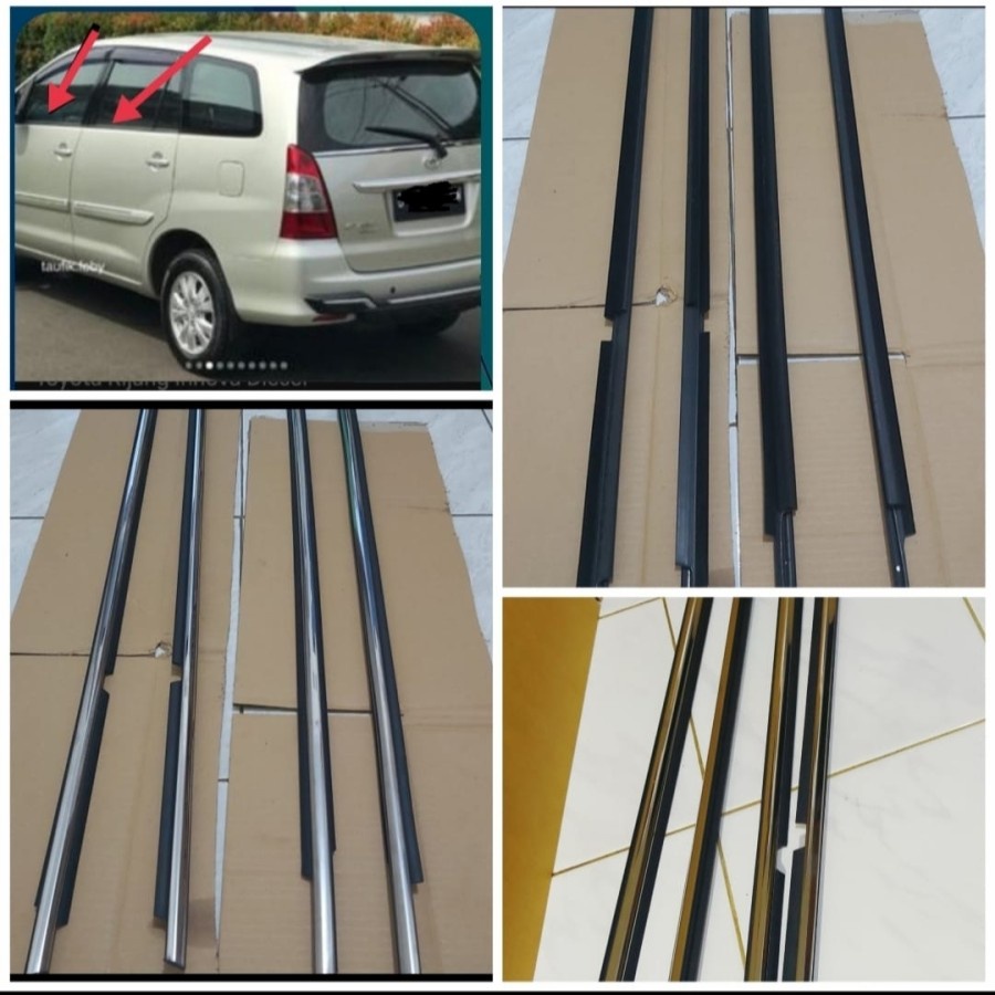 list karet pelipit pintu luar innova lama 2005-2015 set 4 original