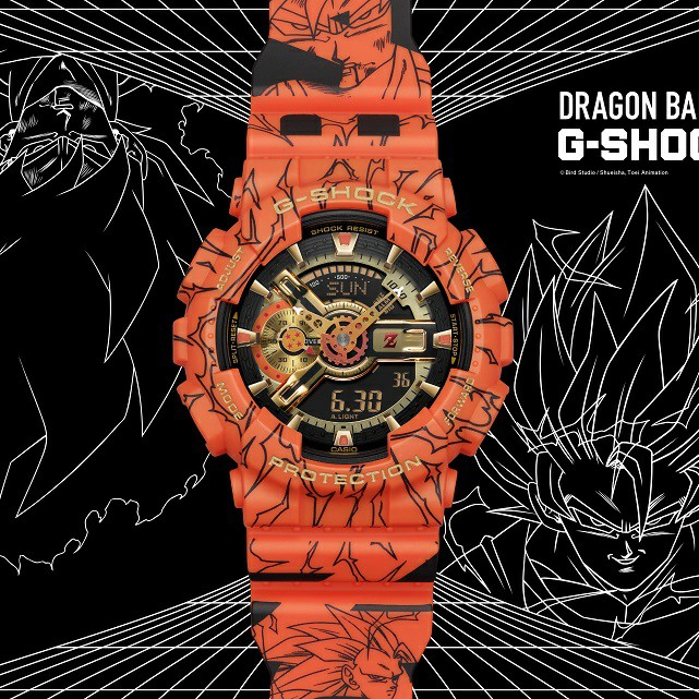 Jam Tangan / Arloji Casio Gshock GA.110 Dragon Fullset Box Original