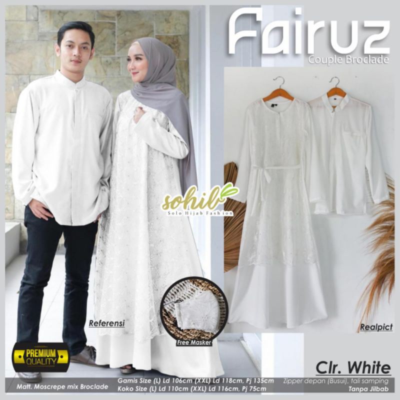 gamis couple fairuz