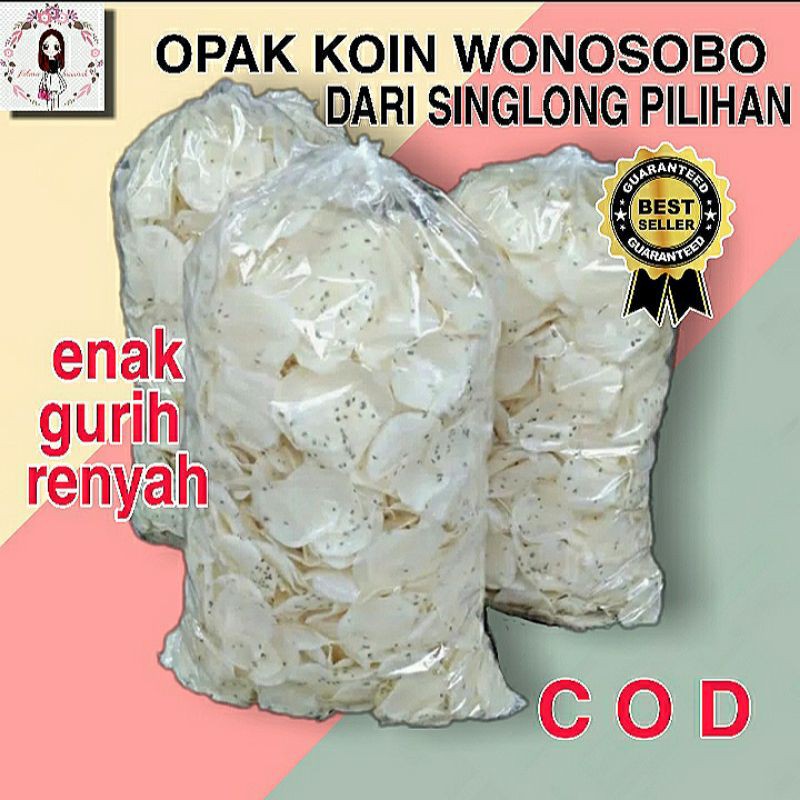 

TERMURAH!! PROMO SPESIAL OPAK KOIN 1 KG DARI SINGKONG KHAS WONOSOBO