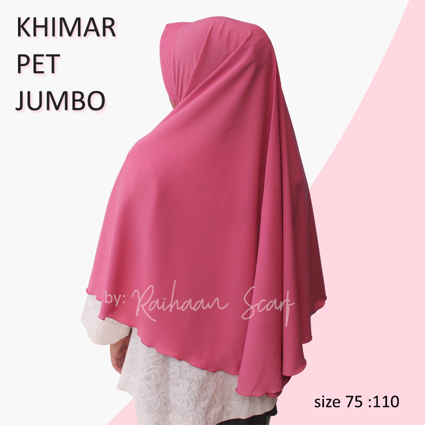 PROMO jilbab hijab syari khimar pet jumbo antem