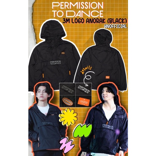 BTS ANORAK JACKET PERMISSION TO DANCE