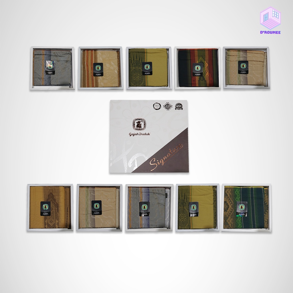 Sarung Gajah Duduk Signature / Sarung Pria / Kain Sarung Gajah Duduk / Kain Sarung Pria