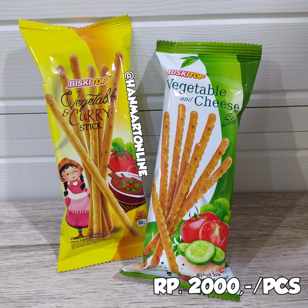 

Camilan Murah STICK VEGETABLE MURAH - STICK MURAH BISKITOP