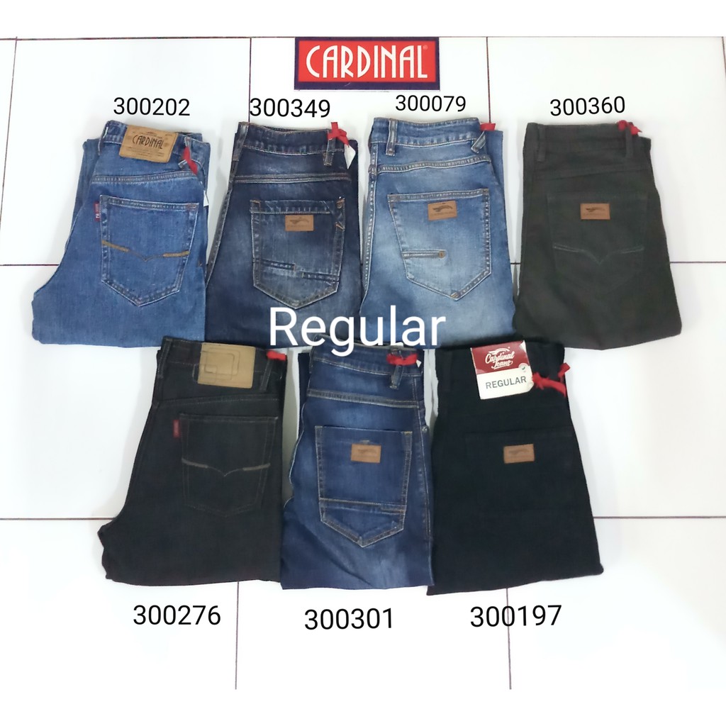 Celana Jeans Cowok Cardinal Reguler Fit / centraltrenggalek