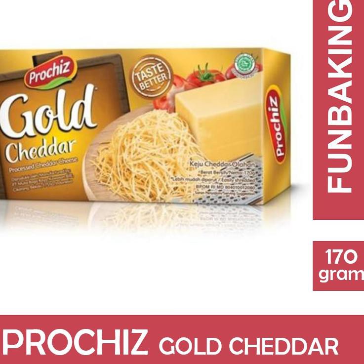 

Dijual Murah YKTYG FunBaking - Prochiz Gold Cheddar 170gr Keju / Chesse Murah Meriah 95 Kirim Sekara