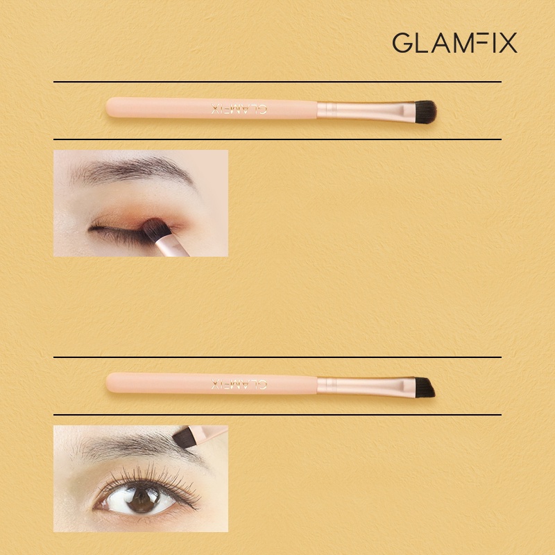 GLAMFIX On The Go Brush Make Up Set 5 Pcs _ Set Kuas Makeup | GLAM FIX Alat Kecantikan Makeup by YOU ORIGINAL