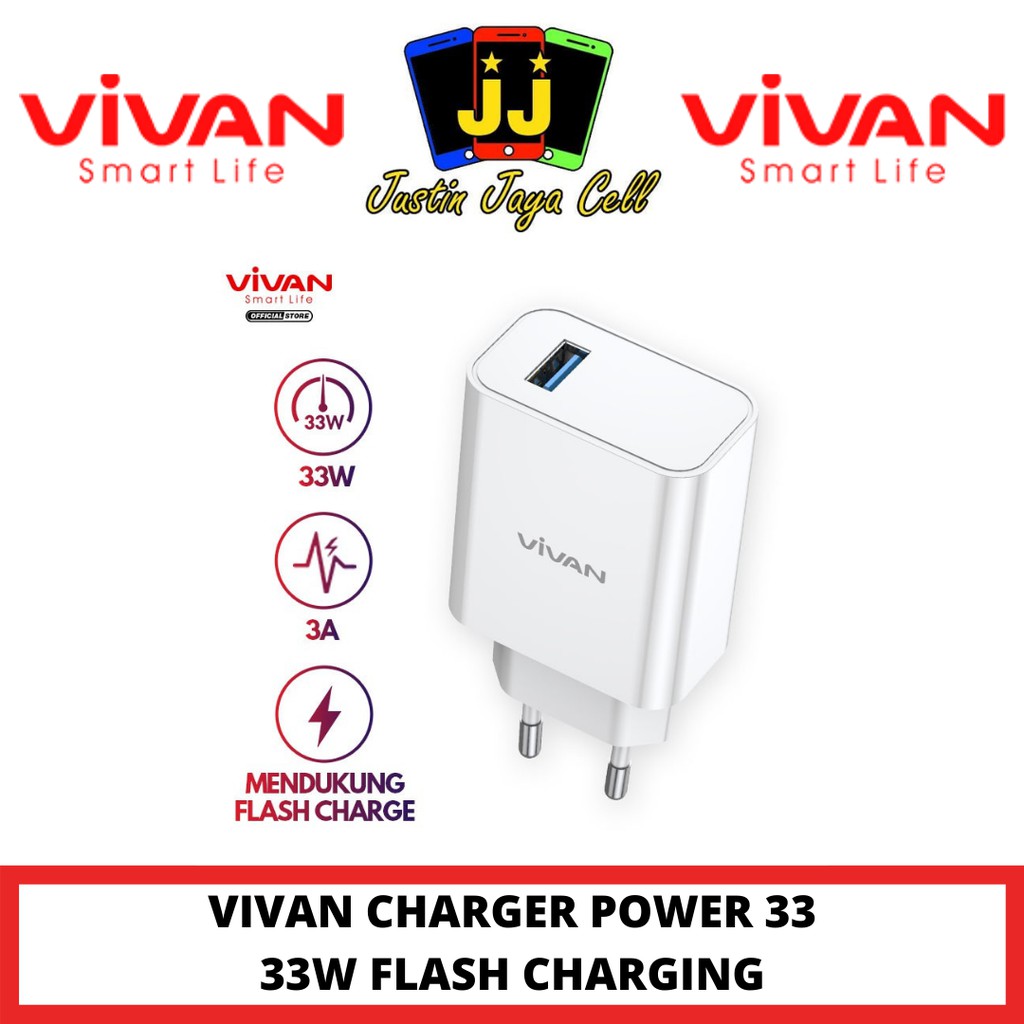 Charger Vivan Power 33 Flash Charge 33W