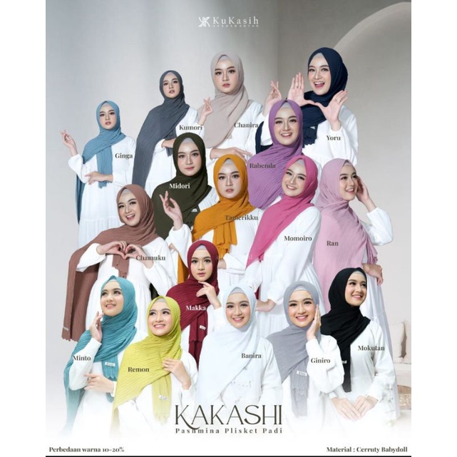 Kakashi Pasmina Plisket by kukasih.id