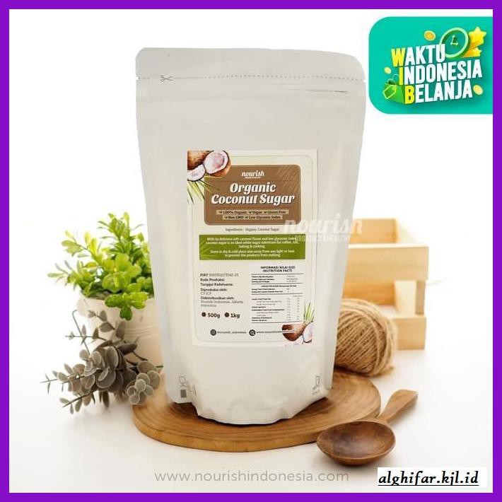 

lanoisidartdrink- nourish indonesia, organic coconut sugar 500gr -asliii-bngittt.