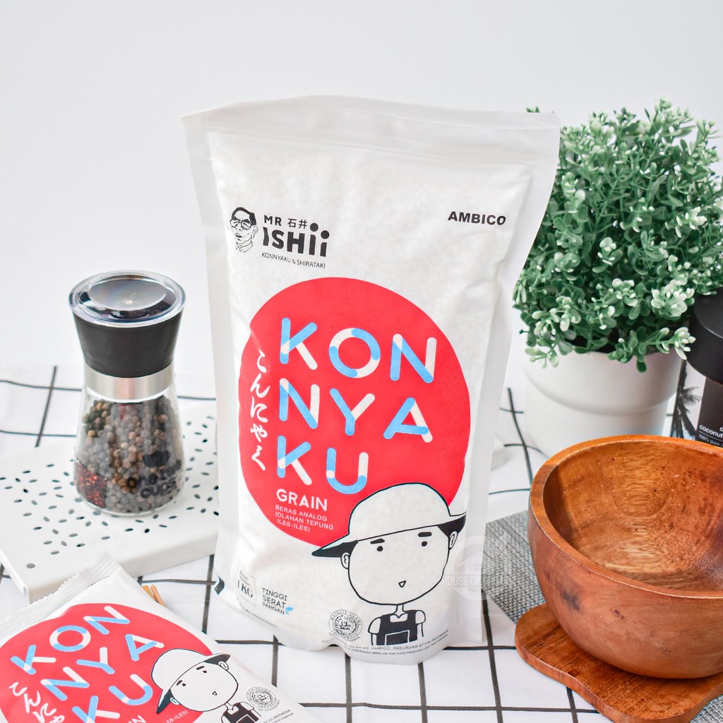 Shirataki Konnyaku Rice / Beras shirataki 1 Kg