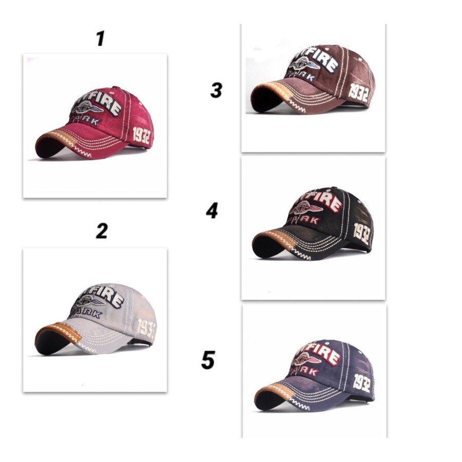 Topi Baseball Snapback Cap import SPITFIRE SPARK TP02