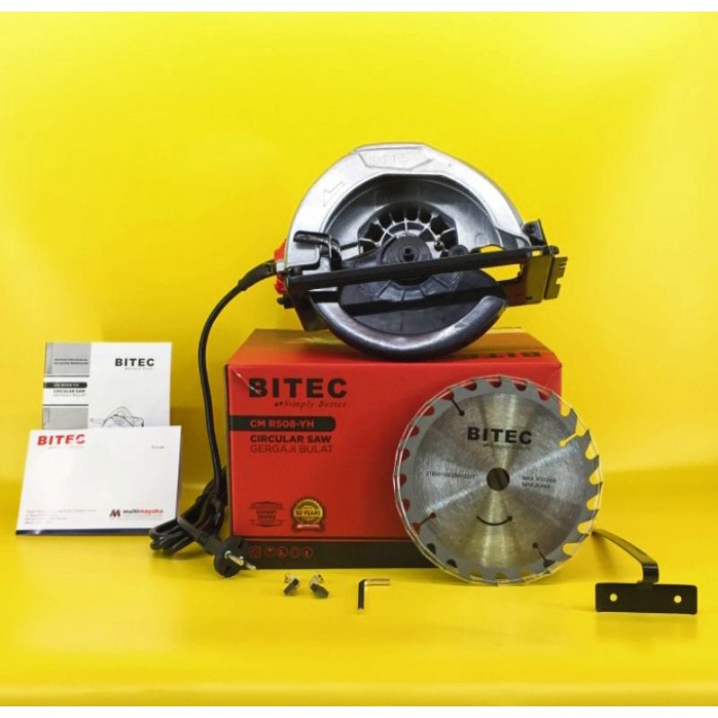 CIRCULARSAW GERGAJI KAYU LISTRIK BULAT-BITEC