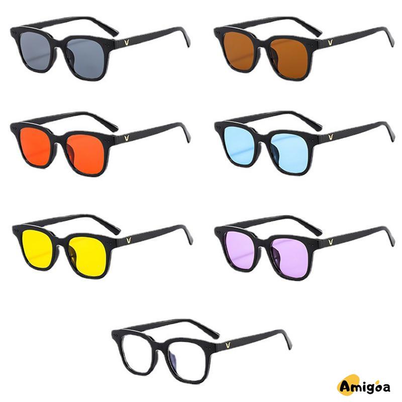 1 Pcs Korea Kacamata Hitam Wanita Kacamata Anti Radiasi Blueray Warna Permen Uniseks Sunglasses - AG2