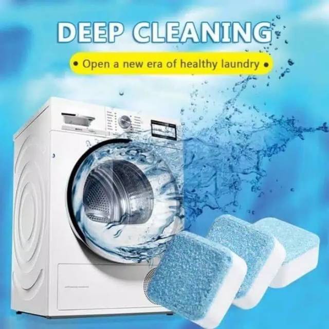 (NCS) GROSIR COD Tablet Sabun Pembersih Mesin Cuci Deep Cleaning Washing Machine Penghilang Bau Bukaan Depan Atas