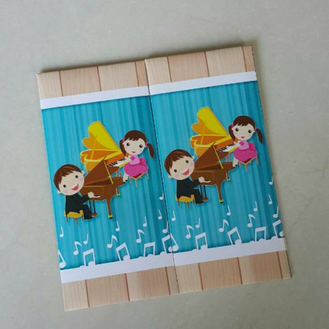 Amplop angpao tema musik piano