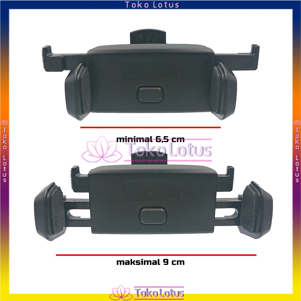 Holder Handphone Jepit Ventilasi AC / Phone Holder AC Mobil / Holder HP di AC Mobil / Holder Gps