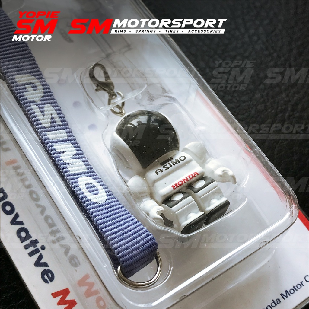 Keychain Gantungan Kunci Honda Asimo JDM Tali Lanyard