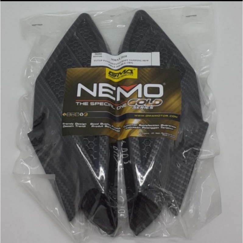 Cover body samping Carbon Karbon Nemo premium Yamaha All New Nmax 2020 Nemo