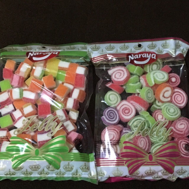 NARAYA JELLY ROLL / NARAYA JELLY SANDWICH 400 GRAM / PERMEN JELI ANEKA RASA