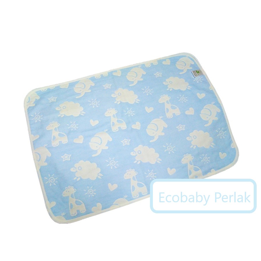 Ecobaby Perlak Kain Bayi Waterproof - Dunia Binatang