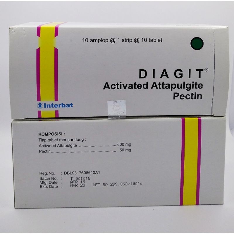 DIAGIT TABLET 1 STRIP ISI 10