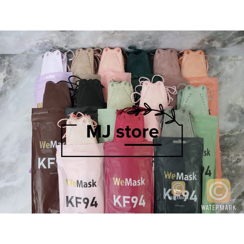 Masker KF94 WEMASK isi 10pcs ALL COLOUR (HARGA GROSIR)