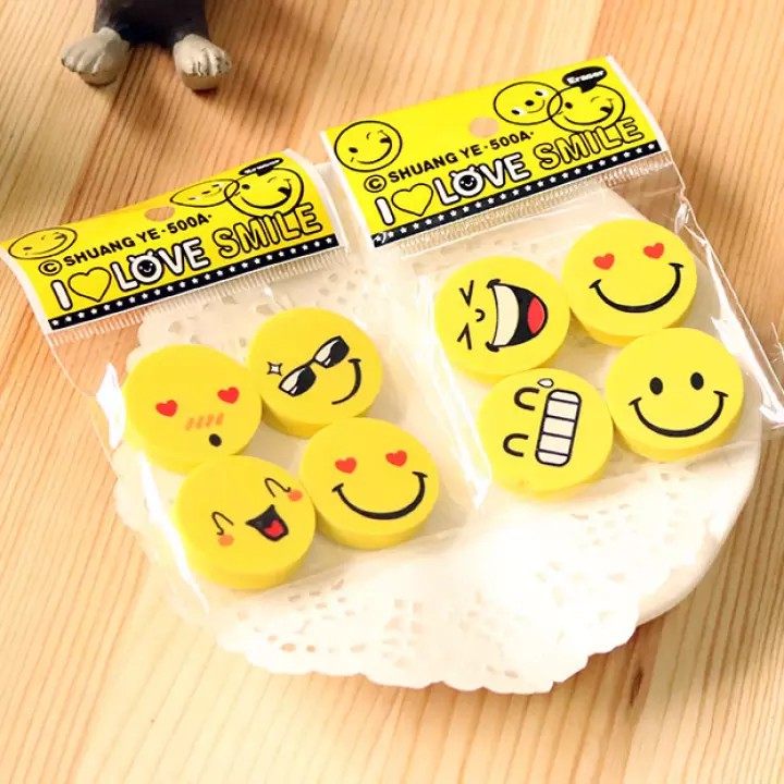 

Penghapus Eraser Karakter Alat Tulis Sekolah Kantor Bentuk Emoji 916