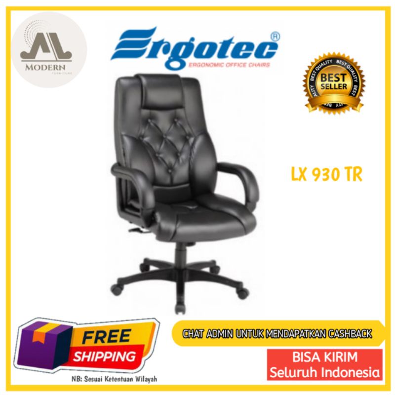TERMURAH Kursi Putar / Kursi kantor / kursi belajar/ kursi multifungsi terbaru Ergotec Tipe LX 930 T