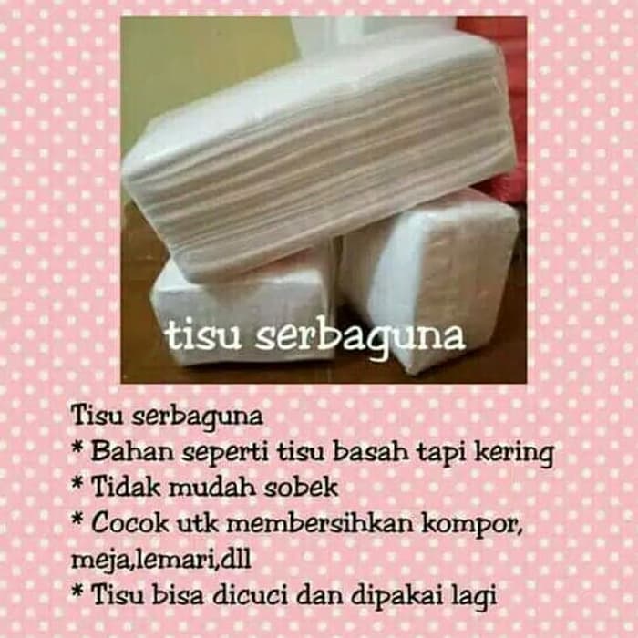 Tissue Kompor Serbaguna 200gr BISA DICUCI / Tissue Serbaguna Praktis