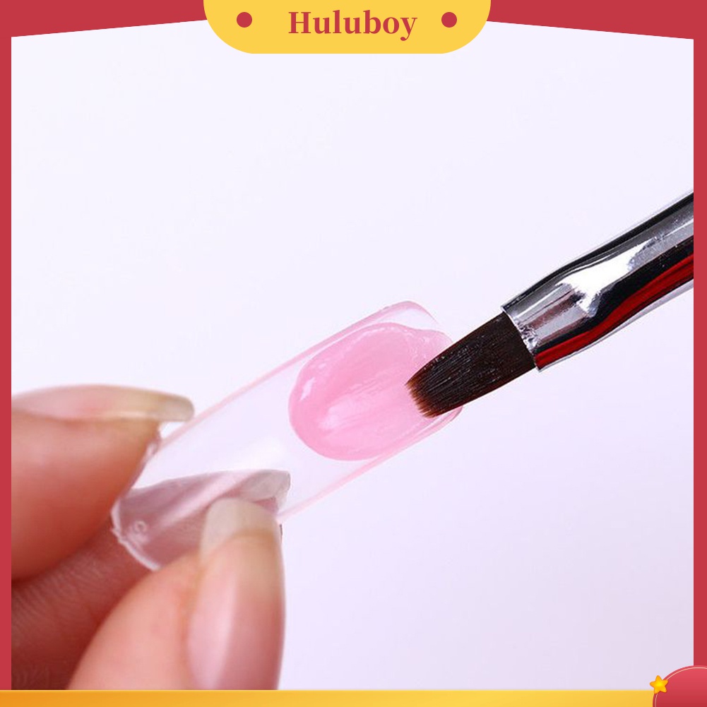 Huluboy Huluboy♡ 100pcsset Cetakan Extension Kuku Palsu UV Gel Untuk Nail Art