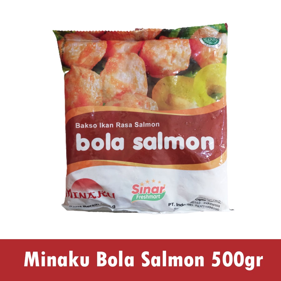 

[SINAR.FRESHMART] MINAKU BOLA SALMON / BAKSO IKAN SALMON [500gr]