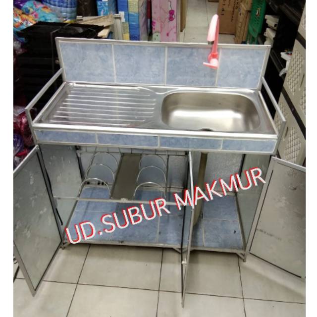 RAK PIRING KACA WASTAFEL PINTU 3