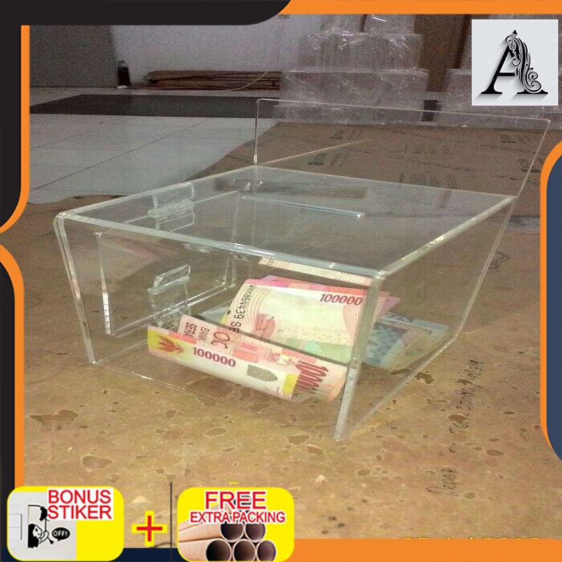 

Promo kotak amal acrylic/akrilik mini