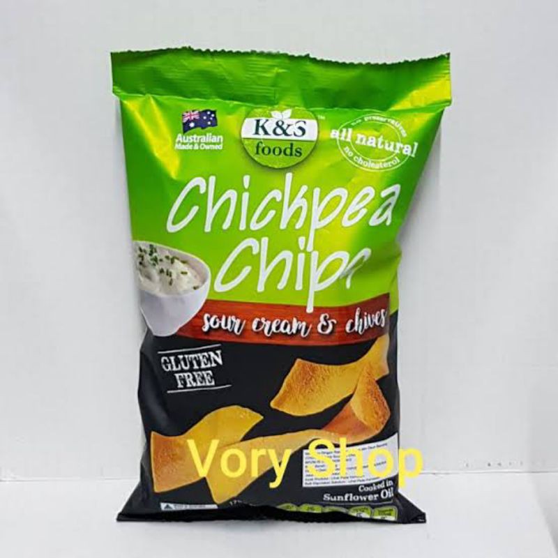 

K&S CHICKPEA SOUR CREAM & CHIVS 175GR