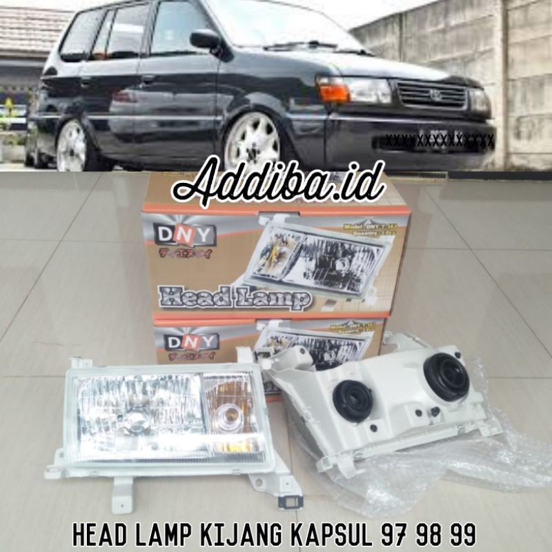 Head Lamp DNY Lampu Depan Kristal Kijang Kapsul 1997 1998 1999 97 98 99 Harga Satuan